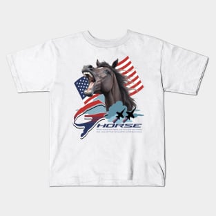 G Horse The Power of True Patriotism Kids T-Shirt